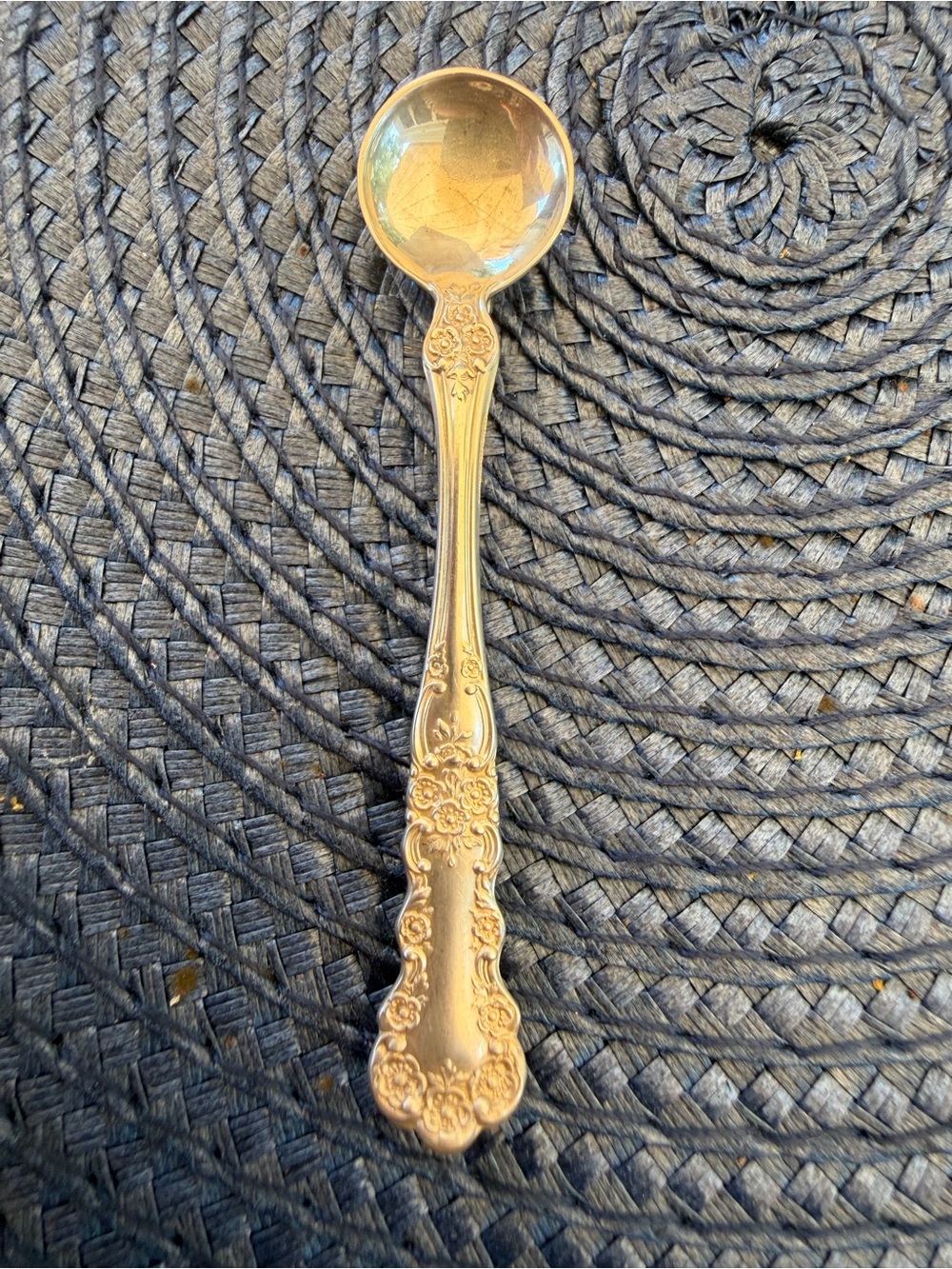 Gorham sterling silver spoon brooch